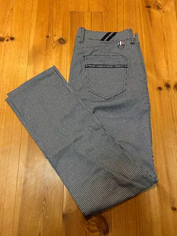 르꼬끄골프 체크 무늬 스트레치 팬츠 L