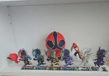 가면라이더 아크릴 스탠드, 슈퍼 전대 피규어 세트