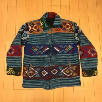 컬러풀 울 자켓 네팔제