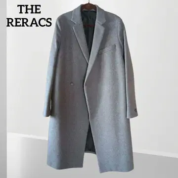 [ 새상품급 ] 더 릴라쿠스 멜톤 체스터 코트 울 롱 코트 38 사이즈