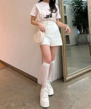 [최종 가격 인하] NICE CLAUP 백 레이스업 숏팬츠