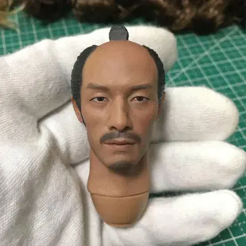 B155 1/6 피규어용 헤드 페인팅 완료 헤드 남성 헤드 이이 나오마사