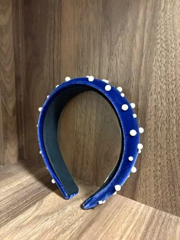 [샤포도오] 벨벳 펄 머리띠