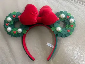 디즈니 2024 크리스마스 머리띠 리스
