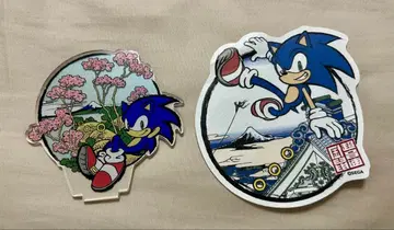 [ 소닉 더 헤지혹 ] 아크릴 스탠드+스티커 세트