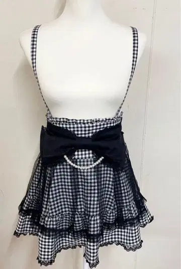 MA*RS 모에냥 콜라보 튤 장식 리본 치마바지