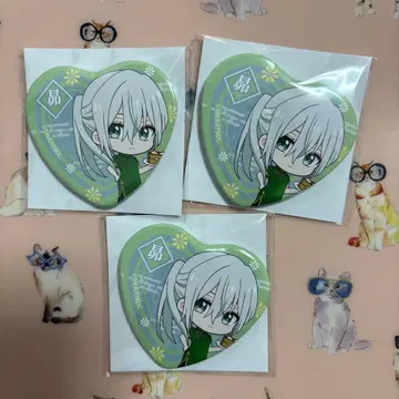 향기로운 꽃은 늠름하게 피어 SD 하트 캔뱃지 호시나 스바루