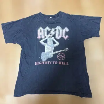 구제 의류 ACDC 라이브 T셔츠