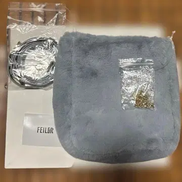 [ 미사용 새상품 ] FEILER 래브러리 인조 모피 숄더백