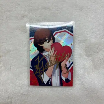 우타프리 트레이딩 카드 친필 사인 료지