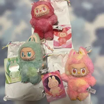 POP MART 러브브 봉제 인형 키링 세트