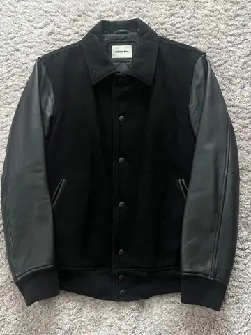 monkey time 바시티 자켓 블랙 사이즈 XL