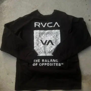 RVCA 블랙 T셔츠 M 사이즈