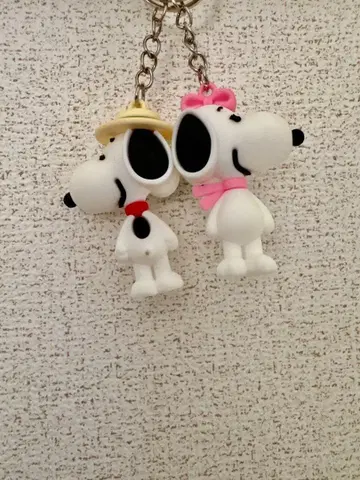 스누피 키링 2개 세트