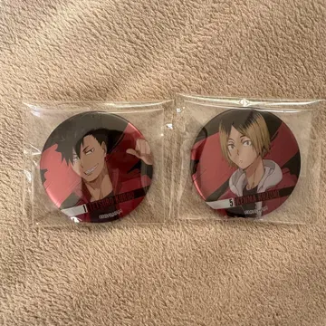 하이큐 네코마 고교 쿠로오 테츠로 코즈메 켄마 메모리얼 캔뱃지