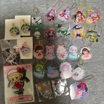 동방 프로젝트 아크링 키링 아크릴 스탠드 묶음 판매