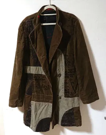 Desigual 멀티 컬러 패치워크 코트 사이즈 M 상당