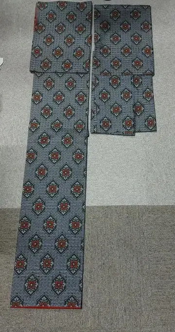 미사용 새상품 오시마 앙상블 기모노와 겉옷 세트