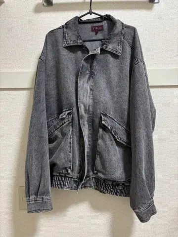 m*l님 그레이 데님 자켓 집업