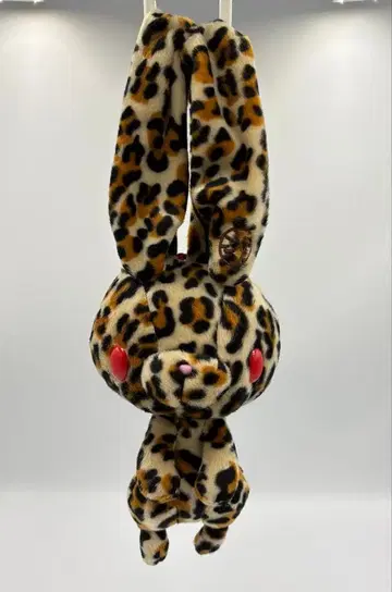 척스 GP 범용 토끼 표범 무늬 파우치 봉제 인형