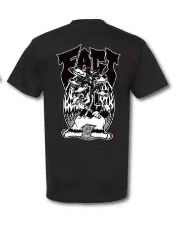 FACT KERBEROS Tee BLACK FACT 밴딩T셔츠