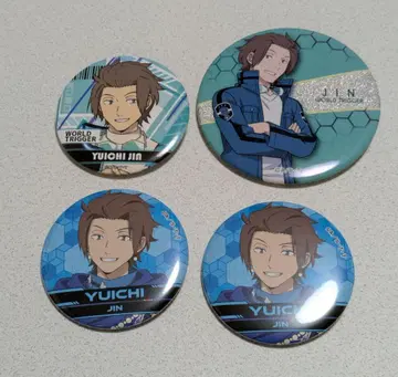 월드 트리거 진 유이치 캔뱃지