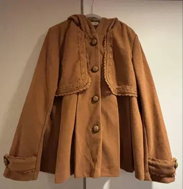 axes femme 케이프 코트 카멜