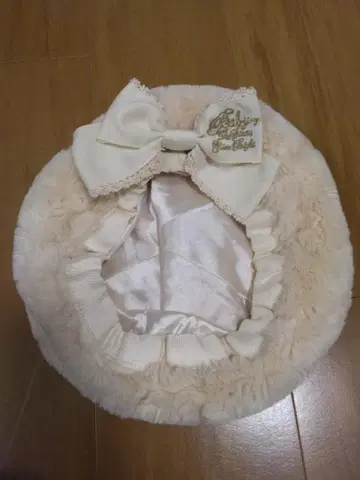 BABY 퍼 베레모 아이보리