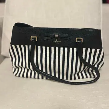 케이트 스페이드 스트라이프 토트백