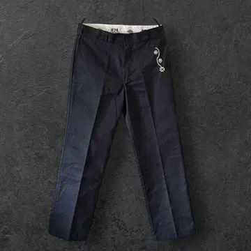 디키즈 874 W32 L30 블랙 스터드 커스텀