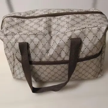 베이지 보스턴 백 중형