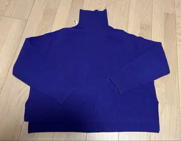 LE CIEL BLUE 퍼플 니트 캐시미어 니트 클리닝 완료