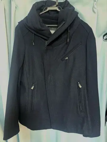 [ 미사용 새상품 ] 캐서린 햄넷 울 블루종 네이비 L 사이즈