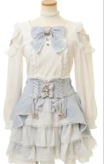 크로스 레이스 리본 컷 상의