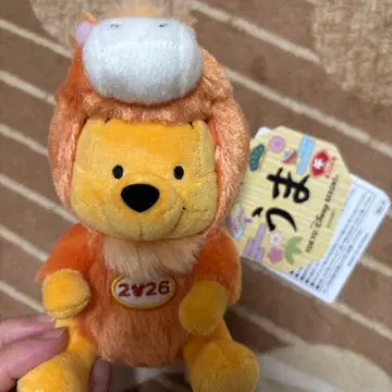 푸우 경자년 말 인형 배지