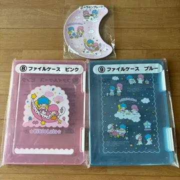 산리오 복권 키키라라 복권 파일 케이스 2종 & 멜라민 플레이트