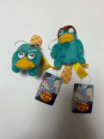 피니언스와 퍼브 오리너구리 페리 봉제 인형