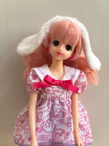 쉬폰 토끼 러브제니 제니 인형 토끼 귀