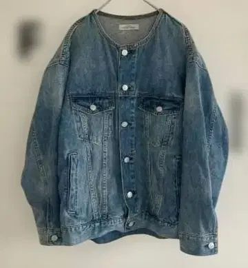 라이트 블루 데님 자켓