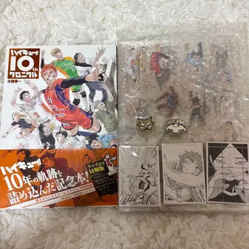 하이큐 크로니클 10주년 기념 도서 굿즈 포함