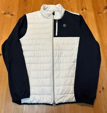 풋조이 퀼팅 골프 자켓 화이트/네이비