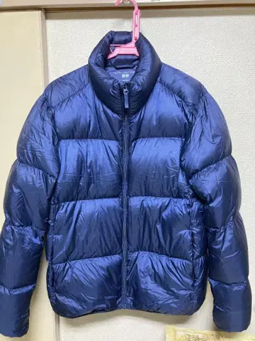 UNIQLO 울트라 라이트 볼륨 다운 네이비 L