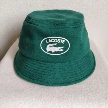 새상품급 LACOSTE 라코스테 버킷햇 캡 그린