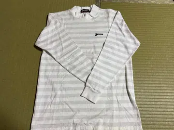 80년대 빈티지 Srixon 스트라이프 골프 셔츠 M 사이즈