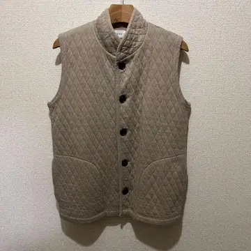 RINEN 퀼팅 베스트 사이즈 2 베이지