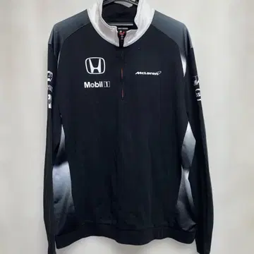 맥라렌 혼다 하프 지퍼 레이싱 저지 XL