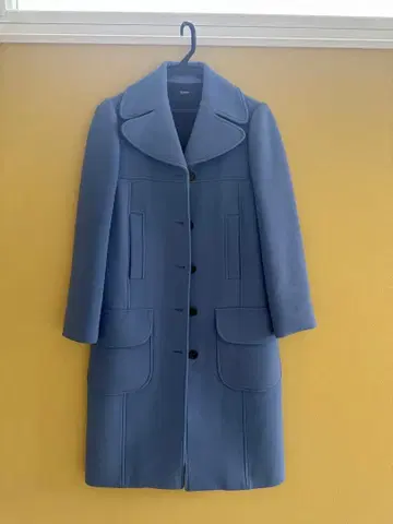 질샌더 네이비 [새상품급] 라이트 블루 체스터 코트 (S 사이즈)