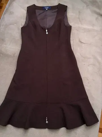 엠즈 그레이시 오버롤 스커트 브라운