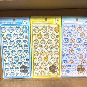 치이카와 모자 꽁지 드롭 씰