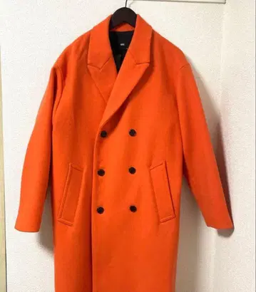 HARE 더블 브레스트 체스터 코트